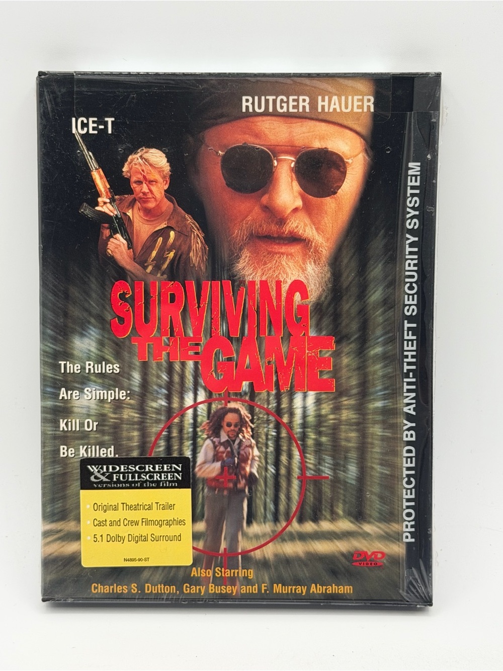 Surviving The Game (DVD, 1999) Widescreen/Full Screen Edition - Rutger Hauer